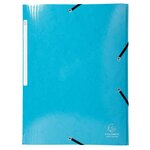 Chemise À Élastiques 3 Rabats Maxi Capacity Carte Lustrée Pelliculée Iderama - A4 - Couleurs Assorties - X 40 - Exacompta