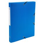 Boite De Classement Exabox Dos 25mm Polypropylène 7/10e Opak - A4 - Bleu Clair - X 8 - Exacompta