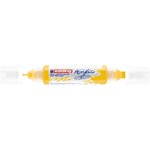 Marqueur acryl 3d dble pointe 5400 jaune trafic 2-3 mm  5-10 mm EDDING