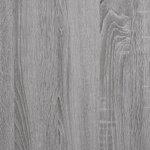 vidaXL Étagère murale à CD Sonoma gris 100x18x18 cm Bois d'ingénierie