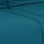 Banquette clic clac 3 places - Bleu canard -193 x 92 cm - LENA