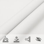 vidaXL Voile de parasol tissu oxford carré 7x7 m blanc