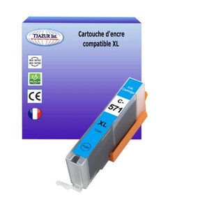 Cartouche compatible avec Canon CLI571 XL Cyan - T3AZUR