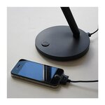 Lampe de Bureau JACK LED 6W Noir UNILUX