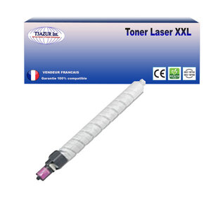 Toner compatible avec ricoh aficio mpc3002 mpc3502 magenta - 18 000 pages - t3azur