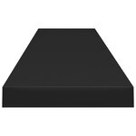 vidaXL Étagère murale flottante noir 120x23 5x3 8 cm MDF
