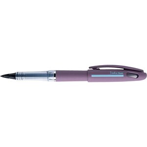 Feutre plume Tradio corps sport chic Mauve/bande bleu clair encre Noire PENTEL