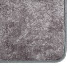 vidaXL Tapis lavable gris 120x170 cm antidérapant