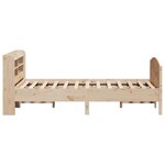 vidaXL Cadre de lit sans matelas 135x190 cm bois de pin massif