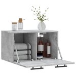 vidaXL Armoire murale Gris béton 60x36 5x35 cm Bois d'ingénierie