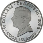 Pièce de monnaie en Argent 10 Dollars g 62.2 (2 oz) Millésime 2025 ANCHOR ROUGH STORMS