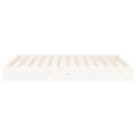 vidaXL Cadre de lit blanc bois massif 200x200 cm