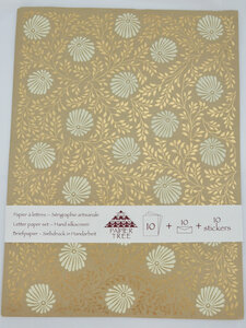Papier à lettre sérigraphié (feuilles enveloppes stickers)