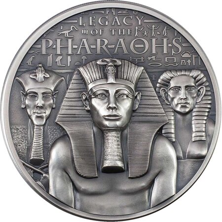 Pièce de monnaie en Argent 20 Dollars g 93.3 (3 oz) Millésime 2022 Legacy Pharaohs LEGACY OF THE PHARAOHS