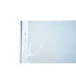 Sachet De 50 Pochettes Perforées Polypropylène Lisse 6/100e - A4 - Cristal - X 20 - Exacompta
