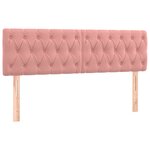 vidaXL Sommier à lattes de lit avec matelas Rose 140x190 cm Velours