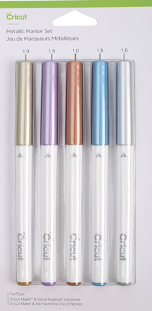 Cricut Explore et Maker : 5 stylos métalliques 1.0mm