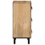 vidaXL Armoire latérale 60x33x75 cm bois massif de manguier