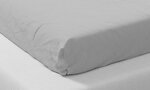 Drap housse microfibre 90 x 190 - Gris
