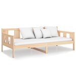 vidaXL Lit de jour Bois massif de pin 90x190 cm