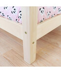 Lit cabane pour 2 enfants bois massif blanc 90 x 160 cm