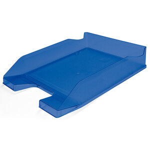 Q-connect corbeille à courrier empilable - PP documents - A4+ - Bleu