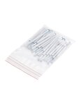 (lot  de 1000 sacs) sachet à fermeture zip 60 µ à bandes blanches sans