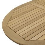 vidaXL Table pliable de jardin 160x85x75 cm bois d'acacia solide