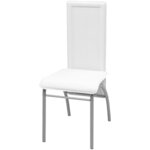 vidaXL Jeu de salle à manger 5 Pièces Blanc