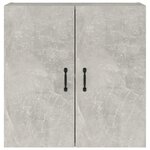 vidaXL Armoire murale Gris béton 60x31x60 cm Bois d'ingénierie