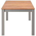 vidaXL Table de salle à manger 180x90x74 cm Bois de chêne solide