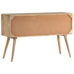 vidaXL Buffet 118x35x75 cm Bois de manguier massif