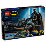 Figurine de Batman à Construire et Moto Bat-Pod LEGO DC Comics Super Heroes 76273 - Set de Collection pour Fans de The Dark Knight