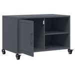 vidaXL Meuble TV anthracite 68x39x43 5 cm acier laminé à froid