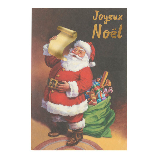 Carte De Vœux Musicale Père Noël - Draeger paris