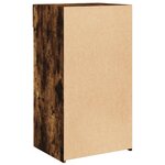vidaXL Buffet chêne fumé 50x42 5x93 cm bois d'ingénierie