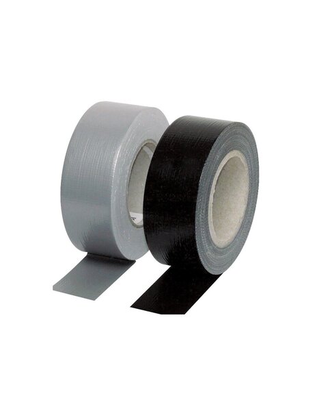 (lot  24 rouleaux) ruban adhésif toile plastifiée gris
