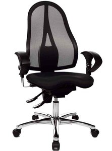 Fauteuil de bureau 'Sitness 15', noir TOPSTAR