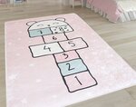 Tapis enfant Marelle 80 x 150 cm - Rose