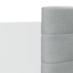 vidaXL Cadre de lit avec tête de lit blanc 180x200cm bois d'ingénierie