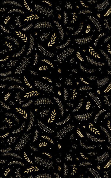Tapis d'intérieur Noël 70 x 140 cm - Noir