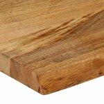 vidaXL Dessus de table à bord vivant 110x30x3 8cm bois massif manguier