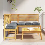 vidaXL Coussins de palette pour siège 6 Pièces anthracite 40x40x8 cm Tissu Oxford