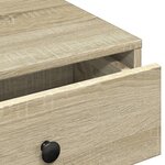 vidaXL Table basse Chêne sonoma 90x90x28 cm Aggloméré