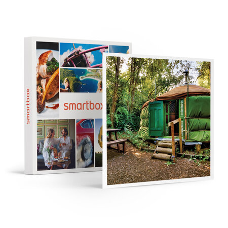 SMARTBOX - Coffret Cadeau Séjour en famille de 3 jours en yourte avec séance de bain bouillonnant près du Puy-en-Velay -  Séjour