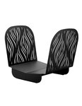 THIRARD - Range bûches noir pour intérieur et extérieur Serena  acier  400x525mm