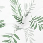 vidaXL Coussins de palette lot de 3 motif de feuilles tissu