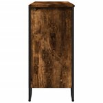 vidaXL Buffet chêne fumé 101x35 5x74 5 cm bois d'ingénierie