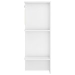 vidaXL Armoires de couloir 2 Pièces Blanc Bois d'ingénierie