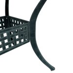 vidaXL Ensemble de bistro 3 Pièces vert aluminium coulé